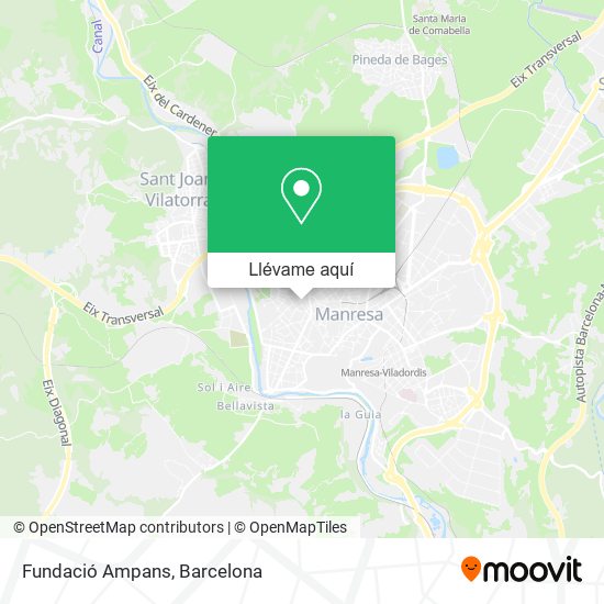 Mapa Fundació Ampans