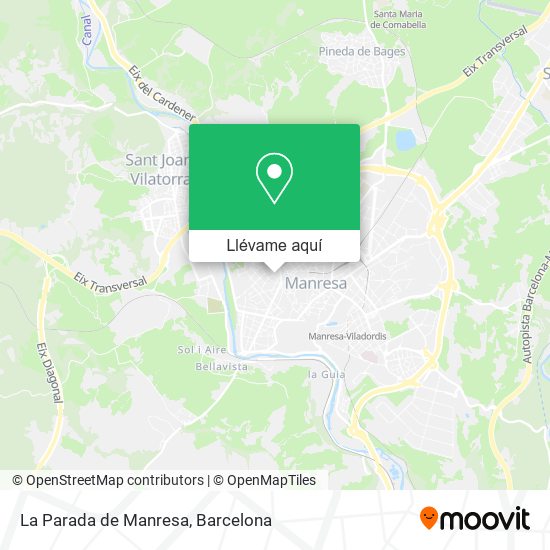 Mapa La Parada de Manresa