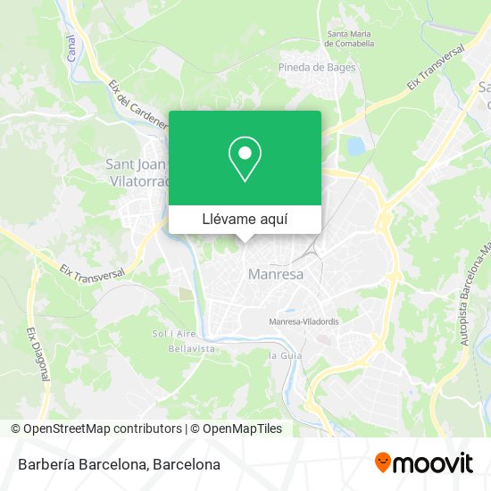 Mapa Barbería Barcelona