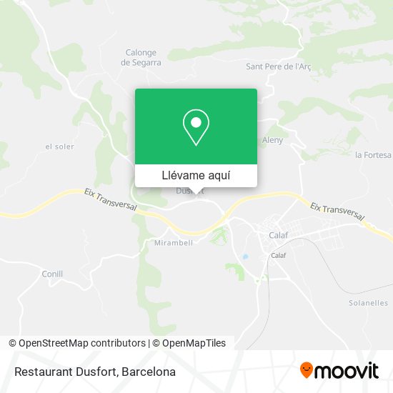 Mapa Restaurant Dusfort