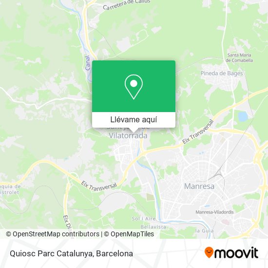 Mapa Quiosc Parc Catalunya