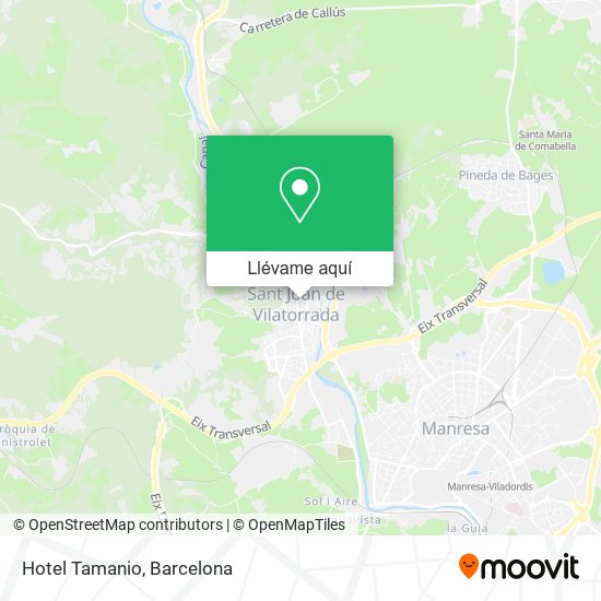 Mapa Hotel Tamanio