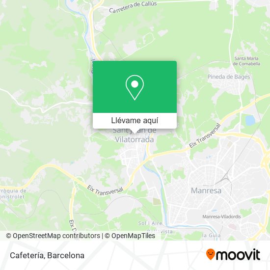 Mapa Cafetería