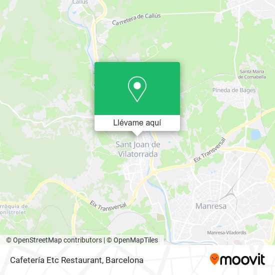 Mapa Cafetería Etc Restaurant