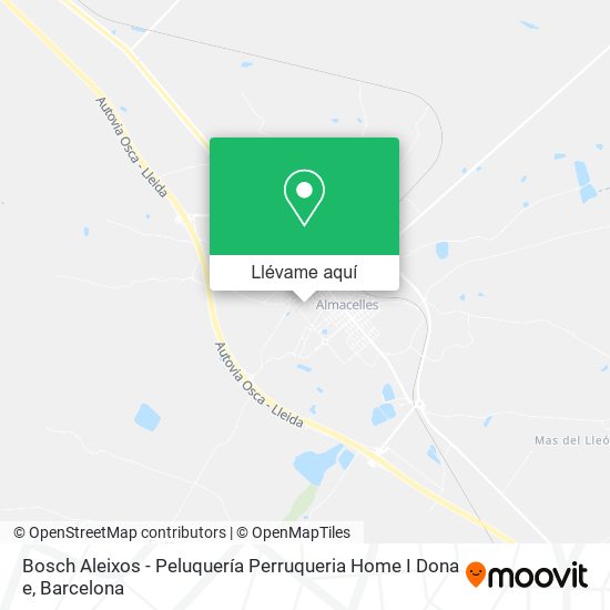 Mapa Bosch Aleixos - Peluquería Perruqueria Home I Dona e