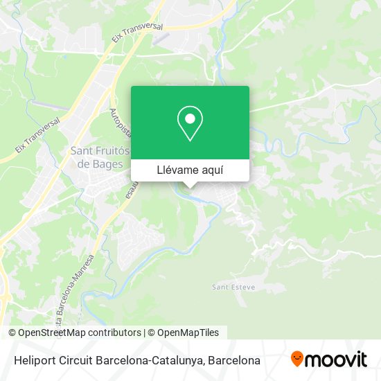 Mapa Heliport Circuit Barcelona-Catalunya
