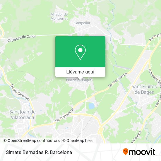 Mapa Simats Bernadas R