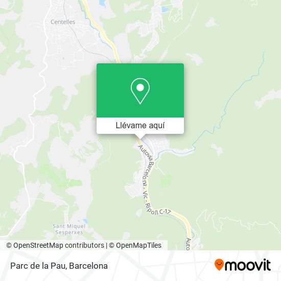 Mapa Parc de la Pau