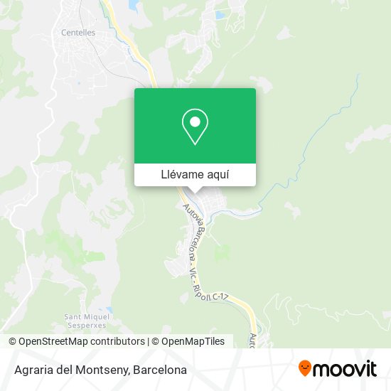 Mapa Agraria del Montseny