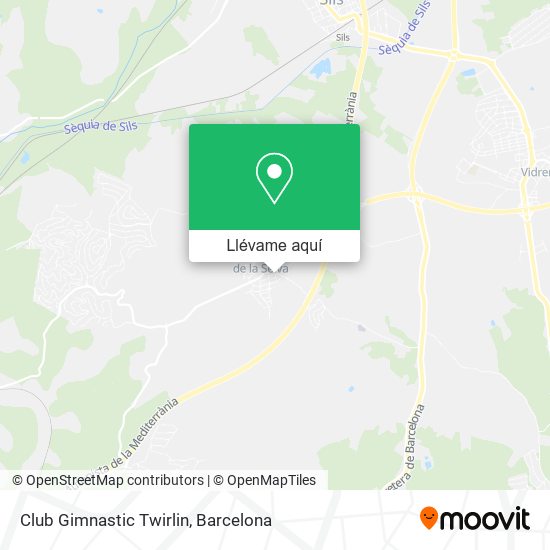 Mapa Club Gimnastic Twirlin