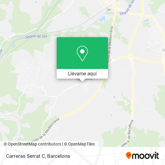 Mapa Carreras Serrat C