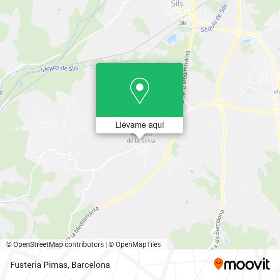 Mapa Fusteria Pimas