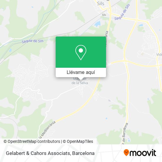 Mapa Gelabert & Cahors Associats