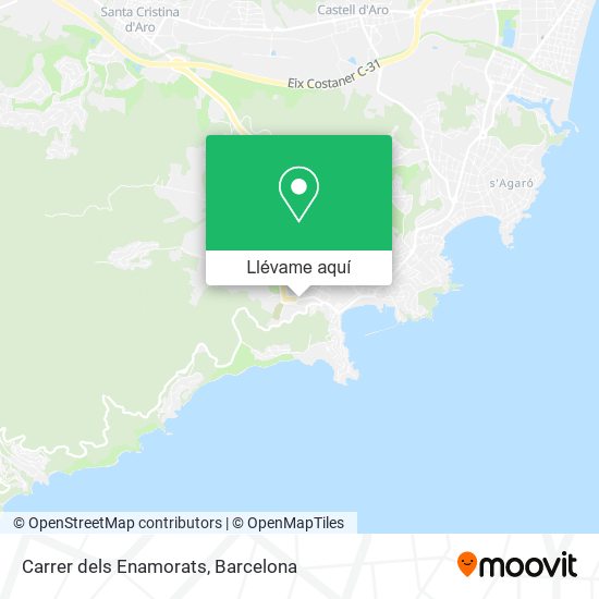 Mapa Carrer dels Enamorats