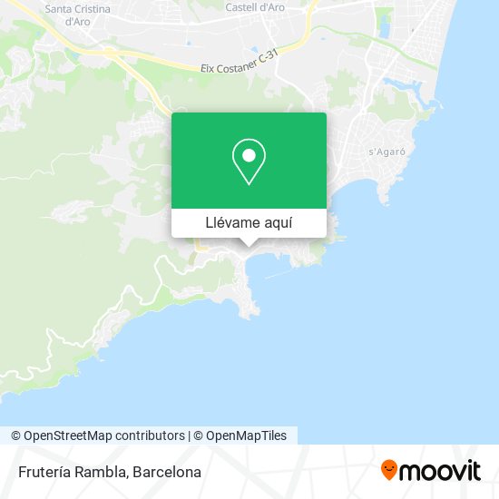 Mapa Frutería Rambla