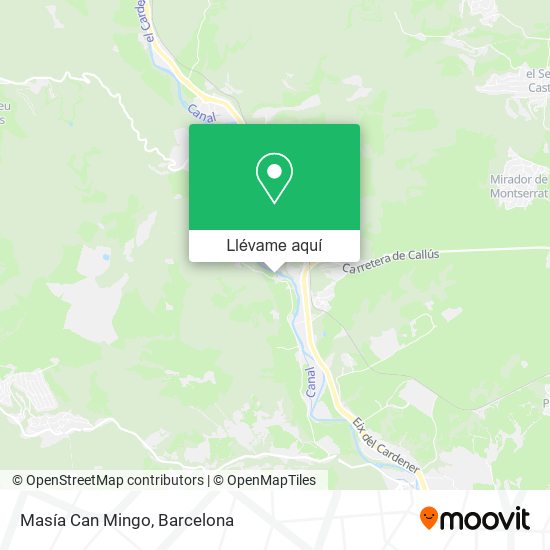 Mapa Masía Can Mingo