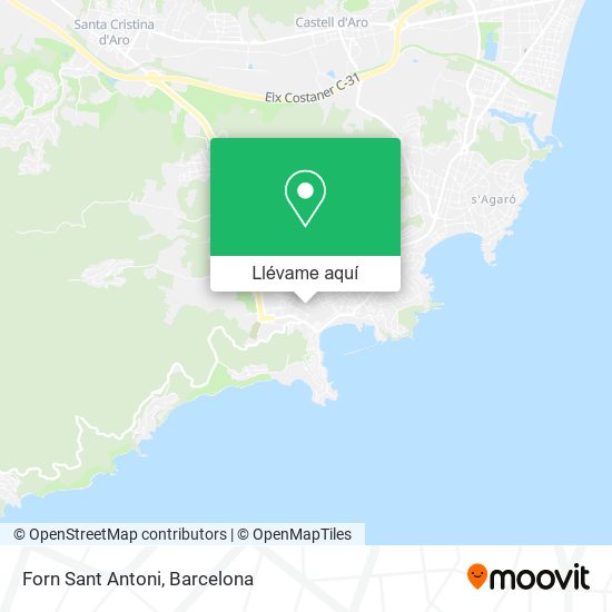 Mapa Forn Sant Antoni