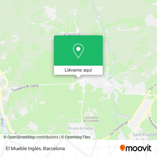 Mapa El Mueble Inglés