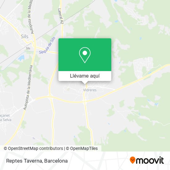 Mapa Reptes Taverna
