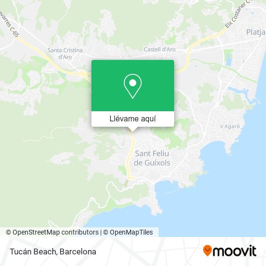 Mapa Tucán Beach