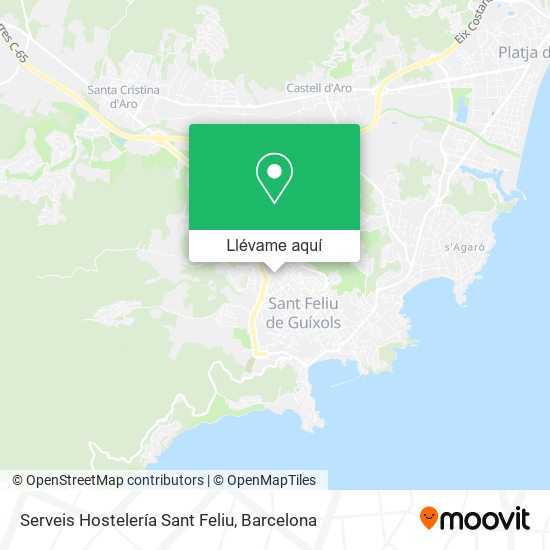 Mapa Serveis Hostelería Sant Feliu
