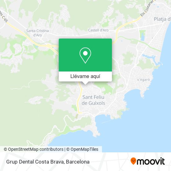 Mapa Grup Dental Costa Brava