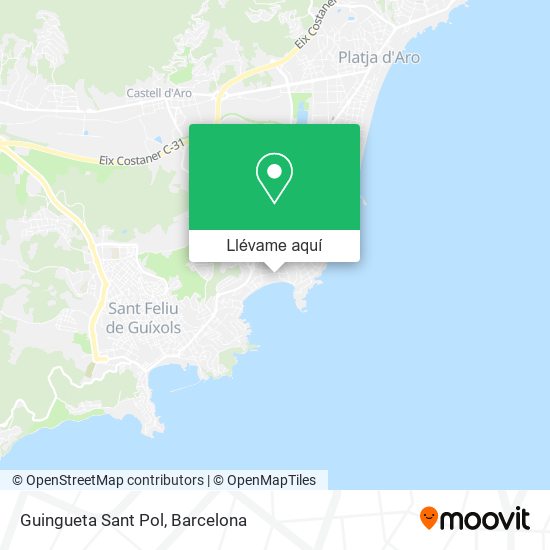 Mapa Guingueta Sant Pol