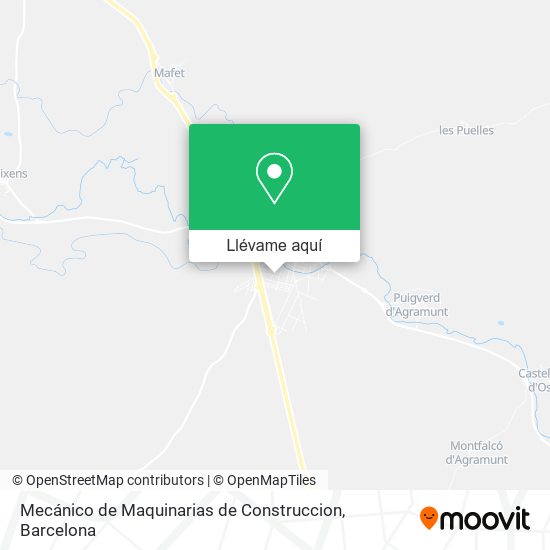 Mapa Mecánico de Maquinarias de Construccion