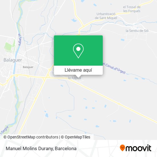 Mapa Manuel Molins Durany