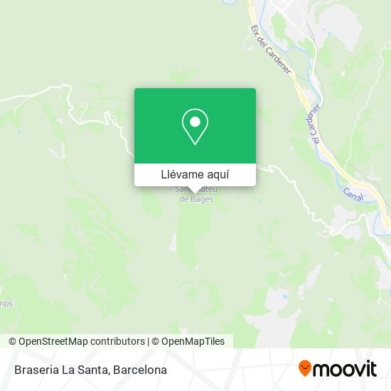 Mapa Braseria La Santa