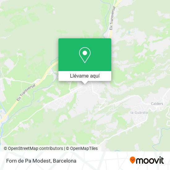 Mapa Forn de Pa Modest