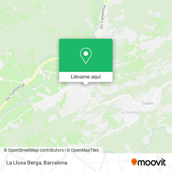 Mapa La Llosa Berga