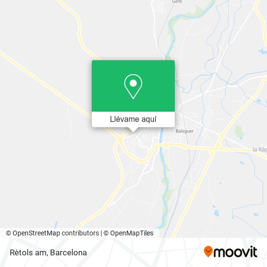 Mapa Rètols am