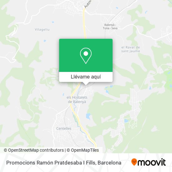 Mapa Promocions Ramón Pratdesaba I Fills