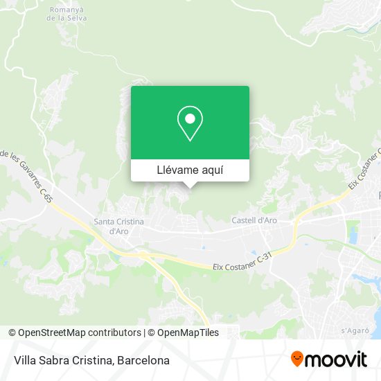 Mapa Villa Sabra Cristina