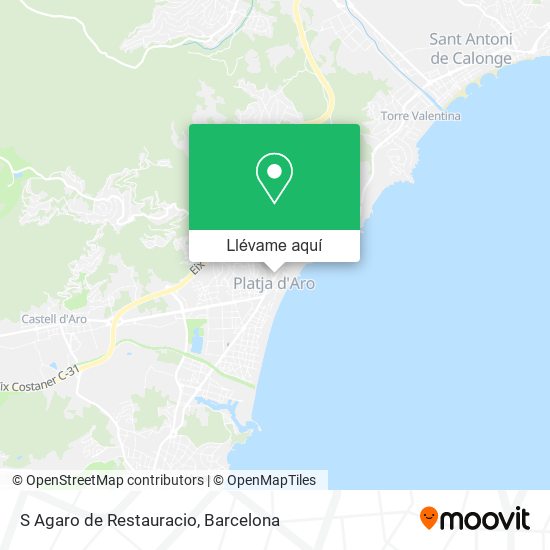 Mapa S Agaro de Restauracio