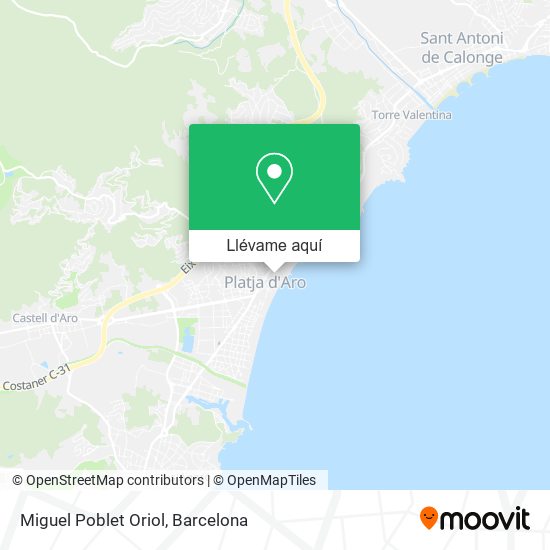 Mapa Miguel Poblet Oriol