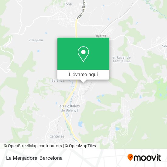 Mapa La Menjadora