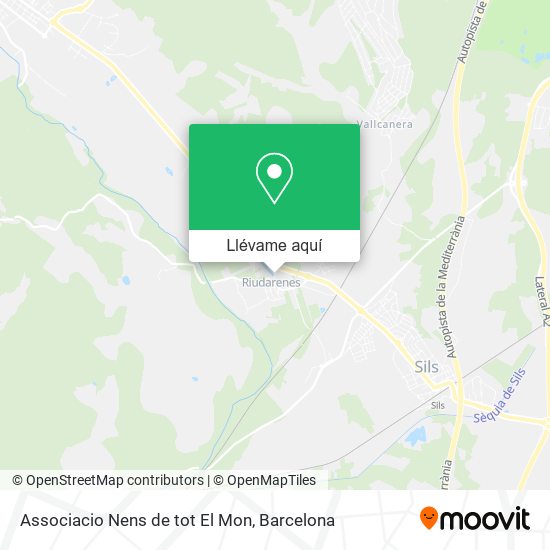 Mapa Associacio Nens de tot El Mon