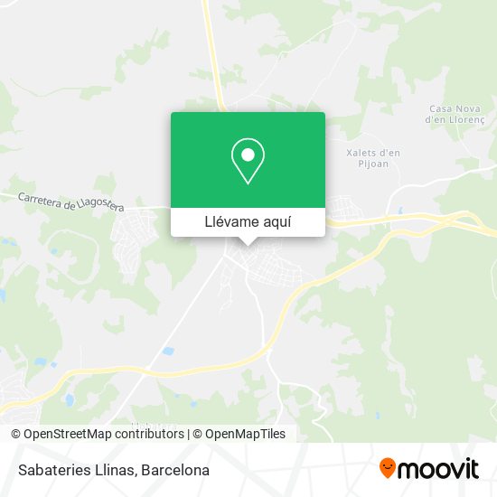 Mapa Sabateries Llinas