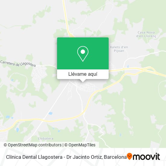 Mapa Clínica Dental Llagostera - Dr Jacinto Ortiz