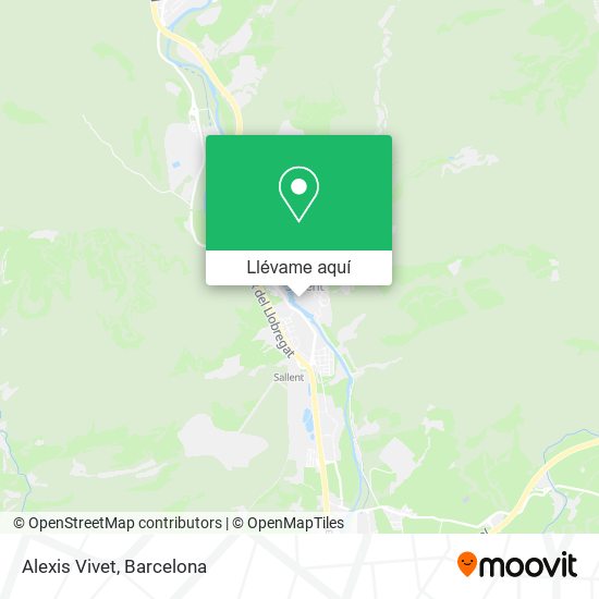 Mapa Alexis Vivet