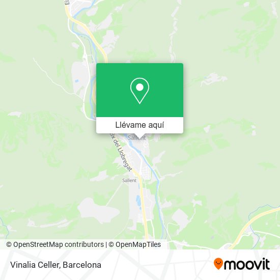 Mapa Vinalia Celler