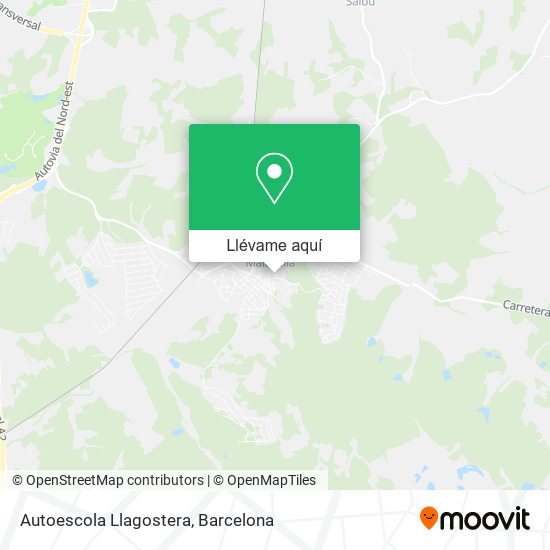 Mapa Autoescola Llagostera