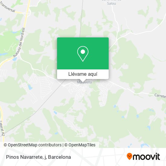 Mapa Pinos Navarrete, j