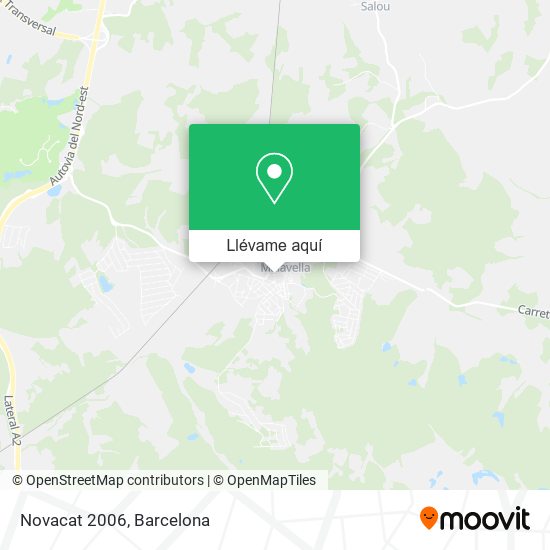 Mapa Novacat 2006