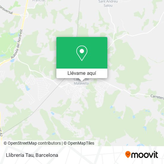 Mapa Llibrería Tau