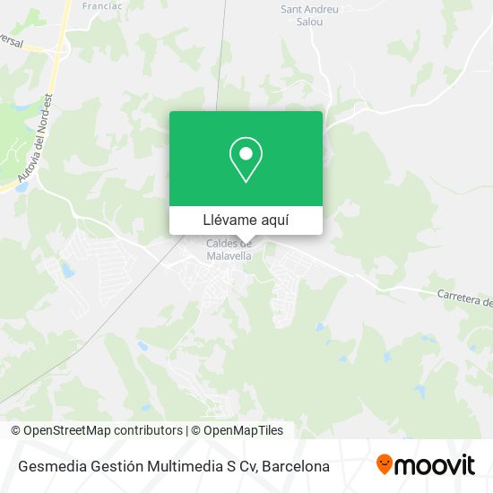 Mapa Gesmedia Gestión Multimedia S Cv