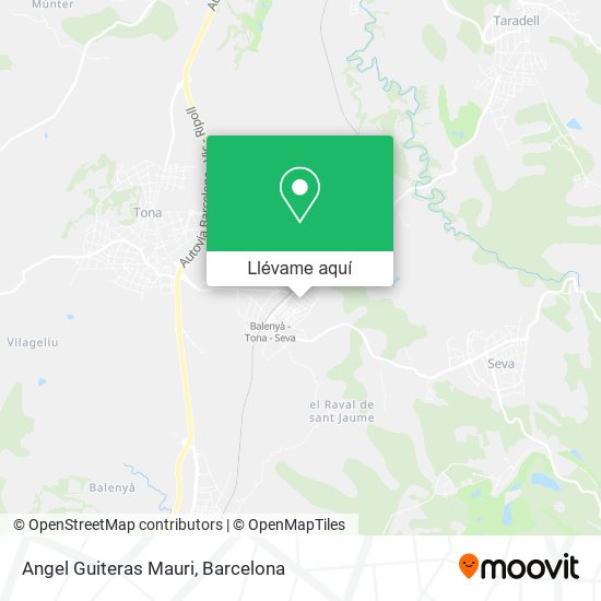 Mapa Angel Guiteras Mauri