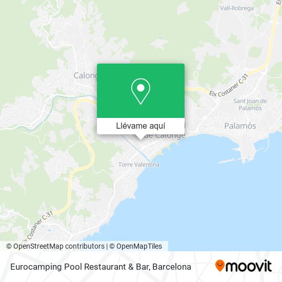 Mapa Eurocamping Pool Restaurant & Bar